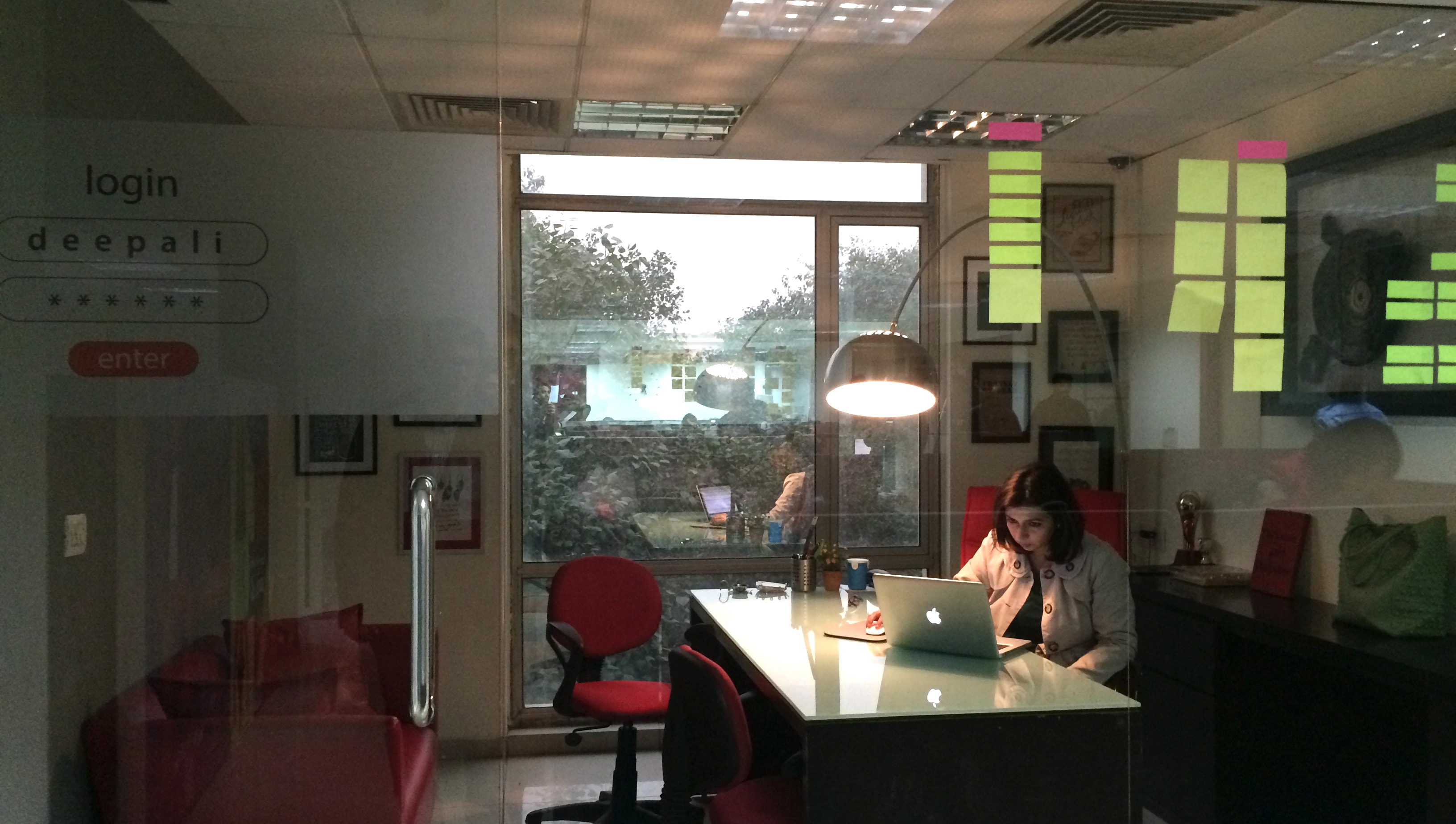 Deepali's Think Design office workspace